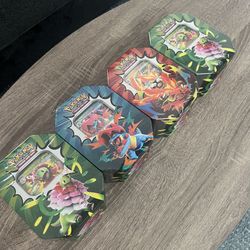 Pokemon Trading Card Game Ascended Heroes Tin (Mega Meganium, Feraligatr, Emboar) TCG