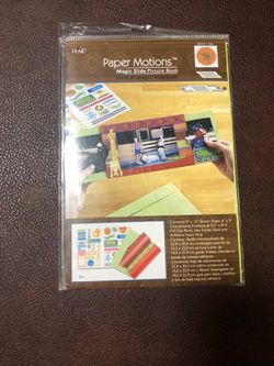 Paper Motions Magic Slide Picture Book - Zoo