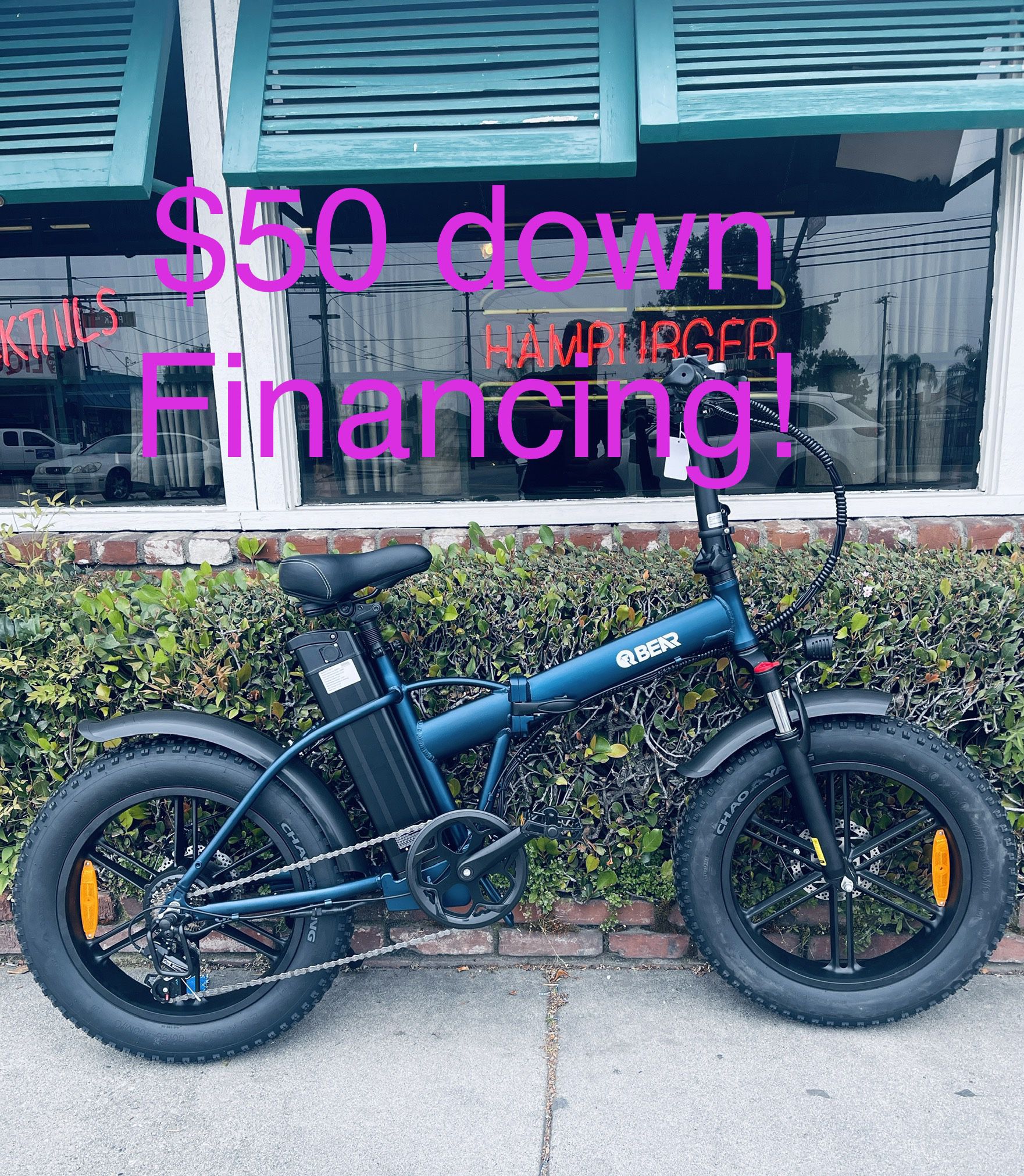 ⚡️🚴‍♂️💶$50 Down Financing 🤑20” Bear60 Electric Folding E Bike 🚴 