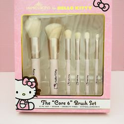 hello kitty core 6 brush set. 