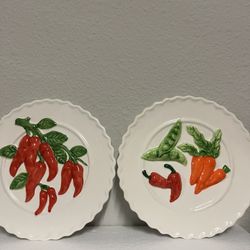 🍽️ Decorative Ceramic Wall Plates (3D Relief) 