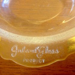 1950s-‘60s Garland Glass Tree & Well Footed Meat Platter #15