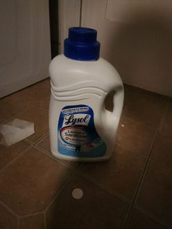 Lysol sanitizer landry