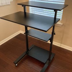 Black Standing Desk 