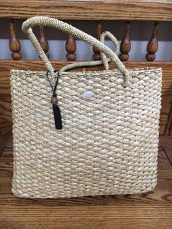 Cute Espirit Wicker Bag