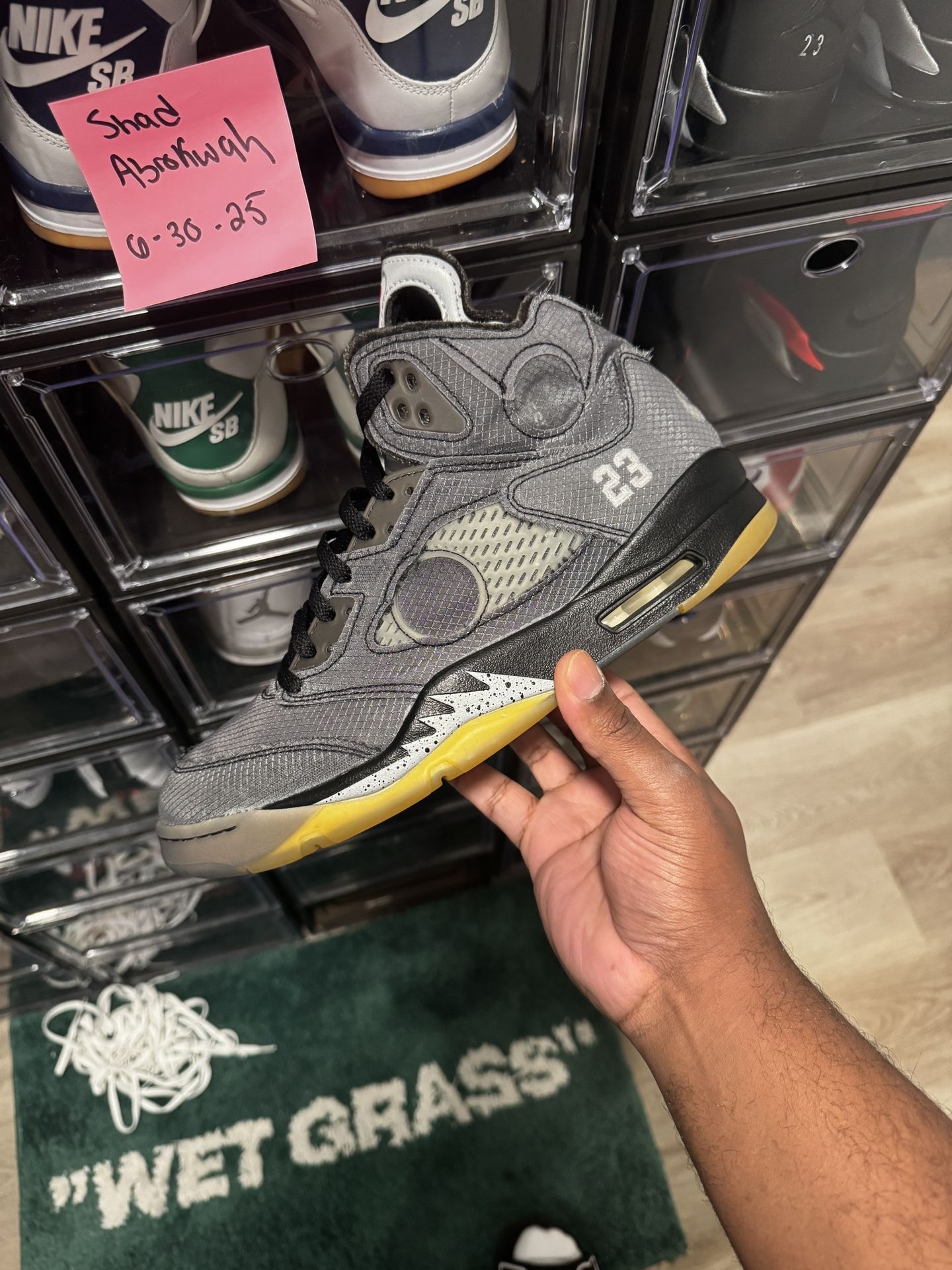 JORDAN 5 OFF-WHITE MUSLIN (READ DESCRIPTION ‼️)