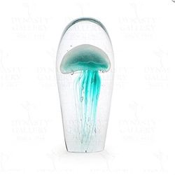 Dynasty Gallery’s Glass Jellyfish Sculpture (Read Description)