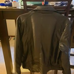 Faux leather biker jacket Very Cute