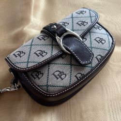 Dooney & Bourke - Canvas Signature Wristlet 