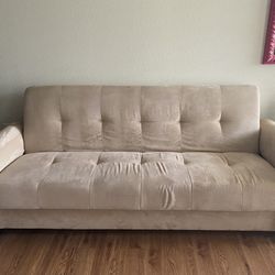 Beige Futon Couch
