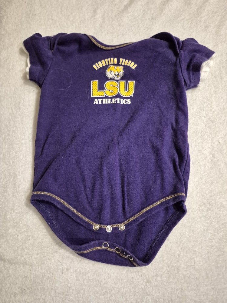 LSU Tiger Baby One Piece
