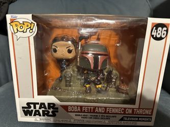 Star Wars Funko Pop! Boba Fett and Fennec on Throne