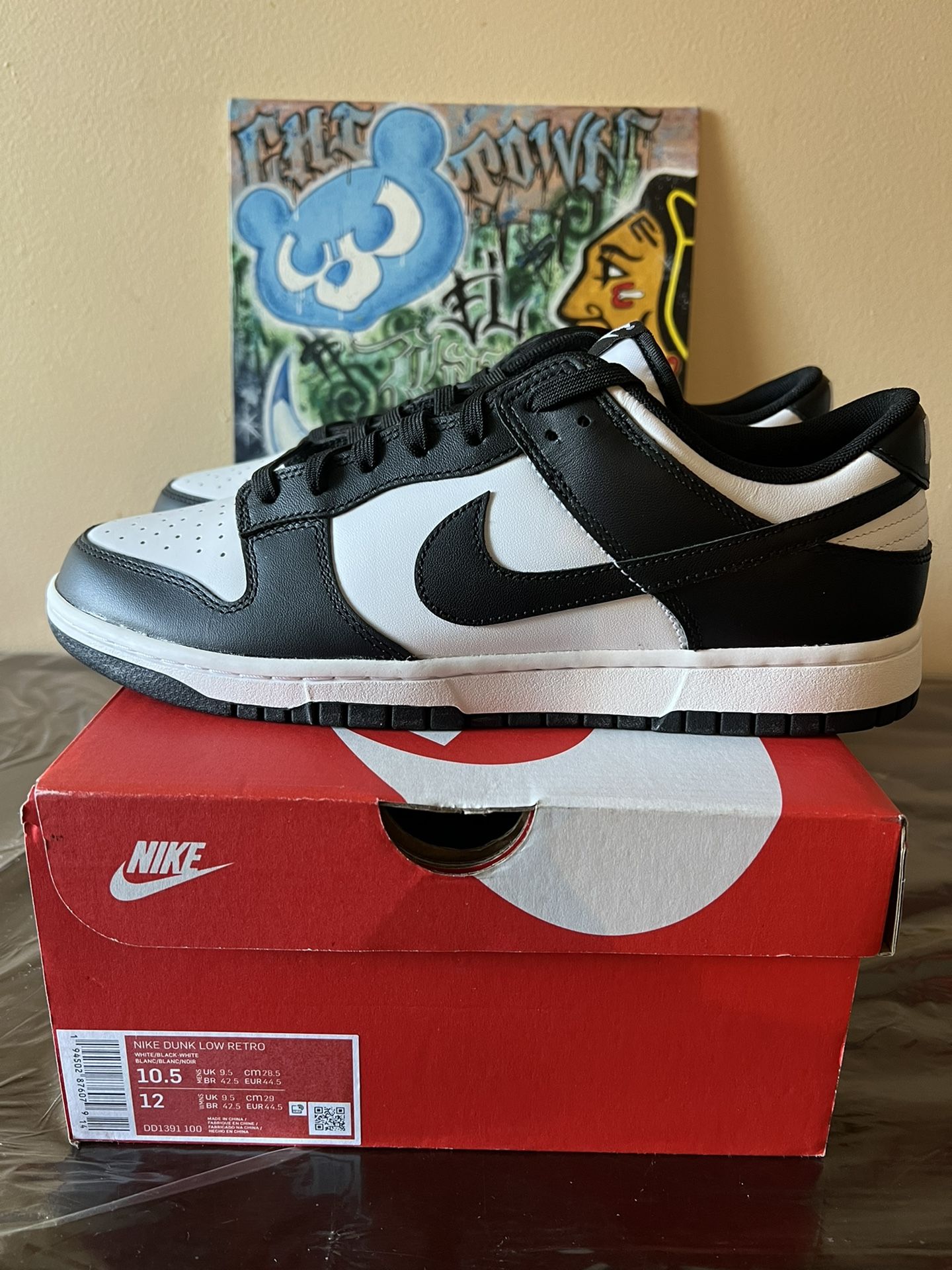 Nike Dunk Low Panda 🐼 Size 10.5