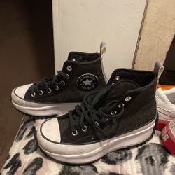  Run Star Hike High 'Black Ice - Black Silver' Size 6