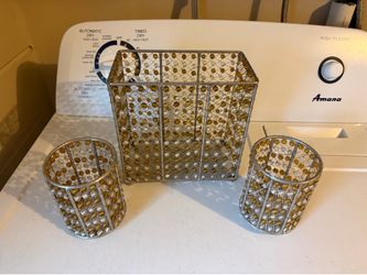 Beaded desk set