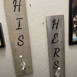 His And Hers Towel Racks 