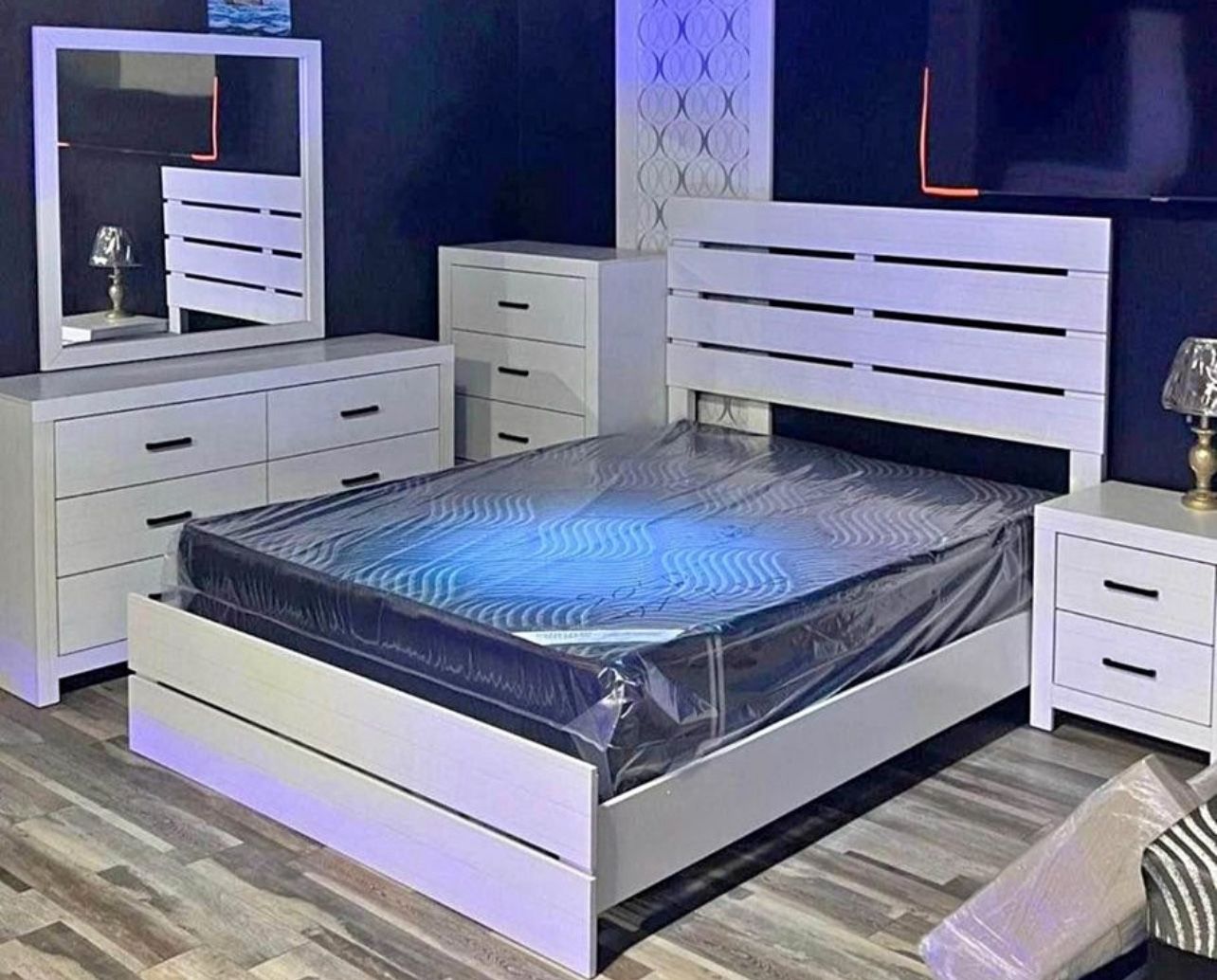 Complete Bedroom Set + Free Mattress With Box Spring- Finance Available $39 Down