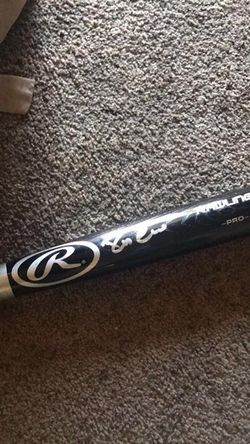 Autographed Bat