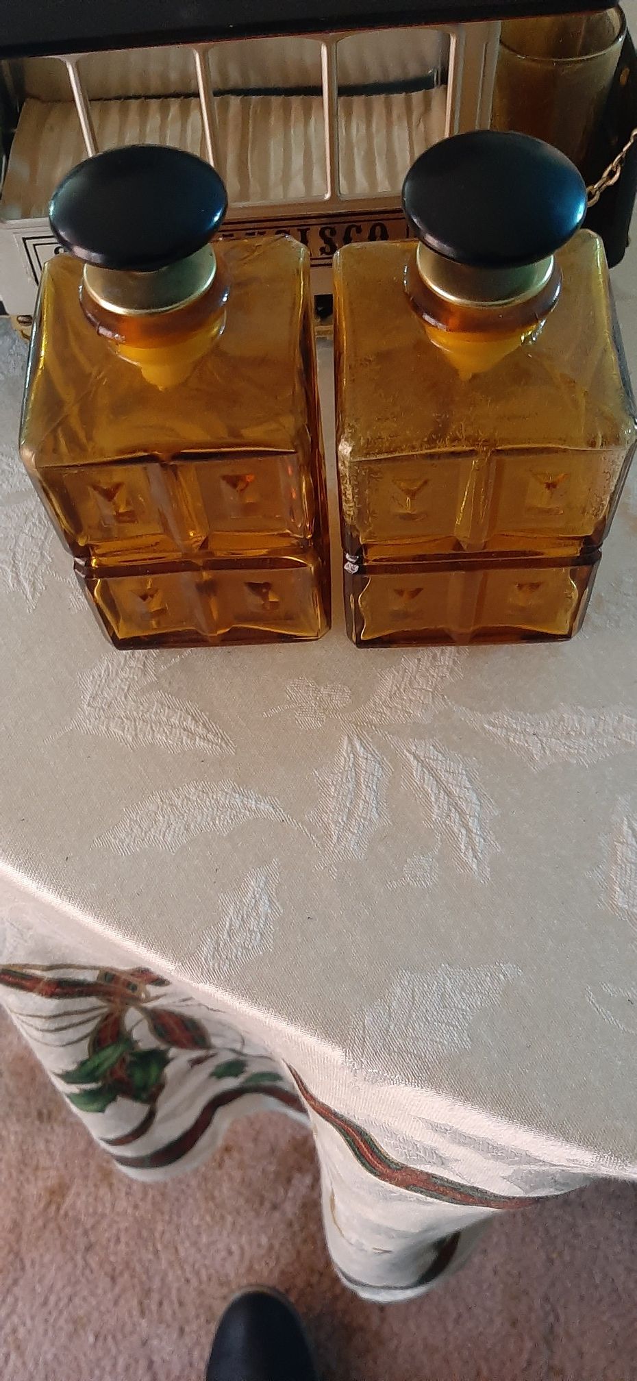 Vintage San Francisco Trolley Decanter