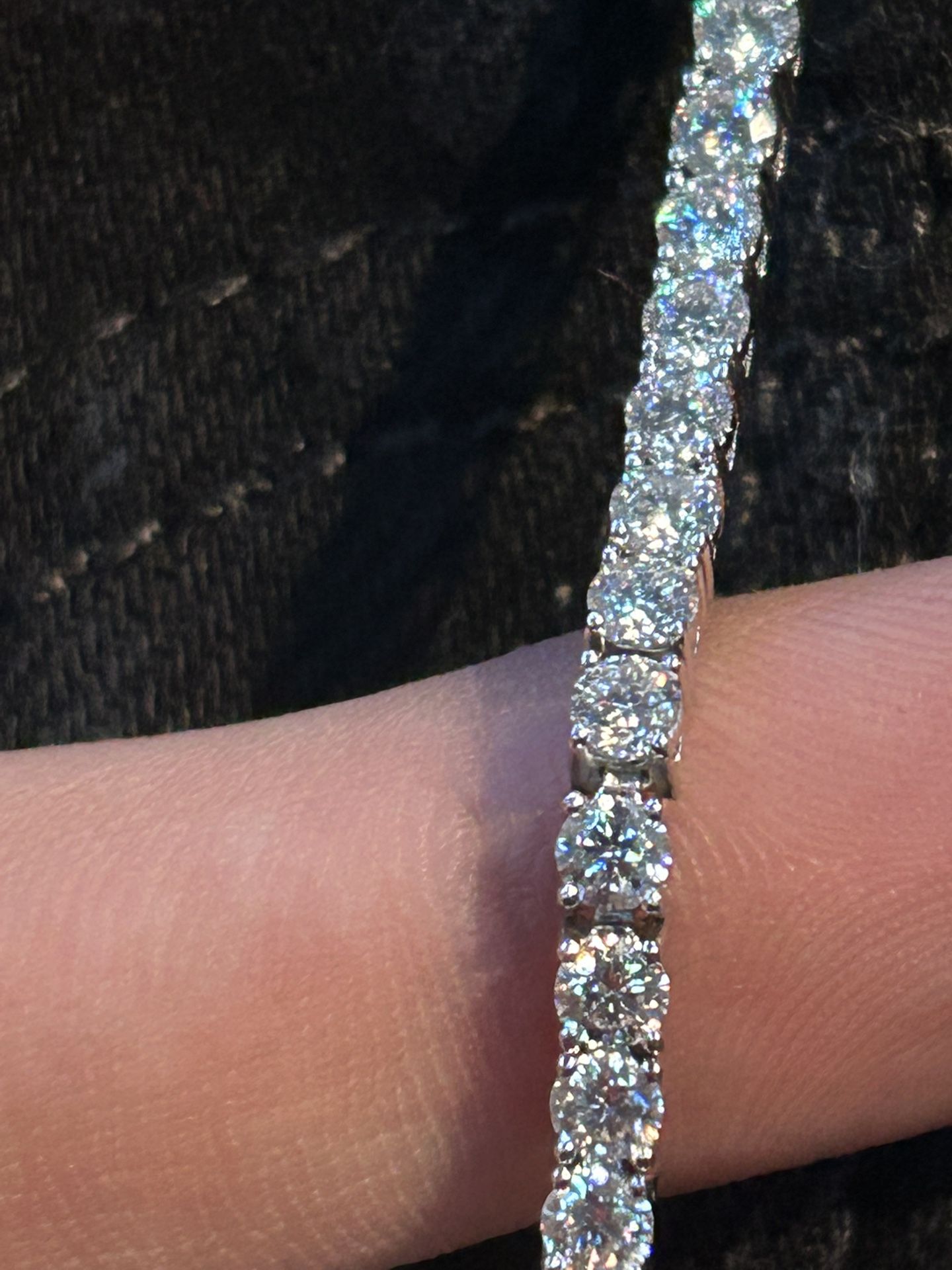 Tennis Bracelet Real VVS Diamonds