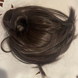 [Elegant Hair Buns] Elastic Hair Ties Synthetic Hair Extensions, Messy Hair Buns Short Ponytail, $5