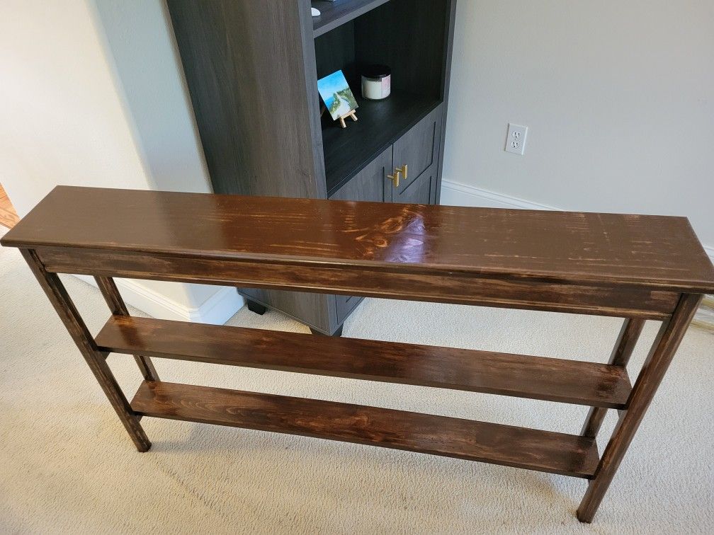 Solid Wood Bookshelf