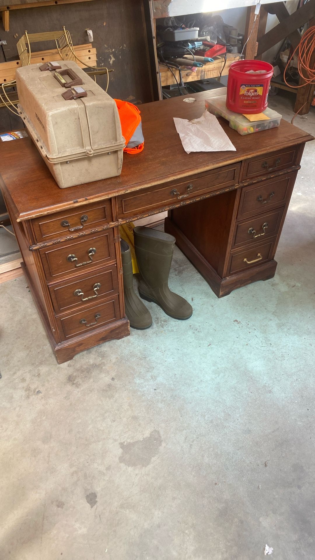 Two Real Wood Dressers And A Vintage Rocker Chair