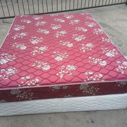 Queen Mattress And Box Spring 