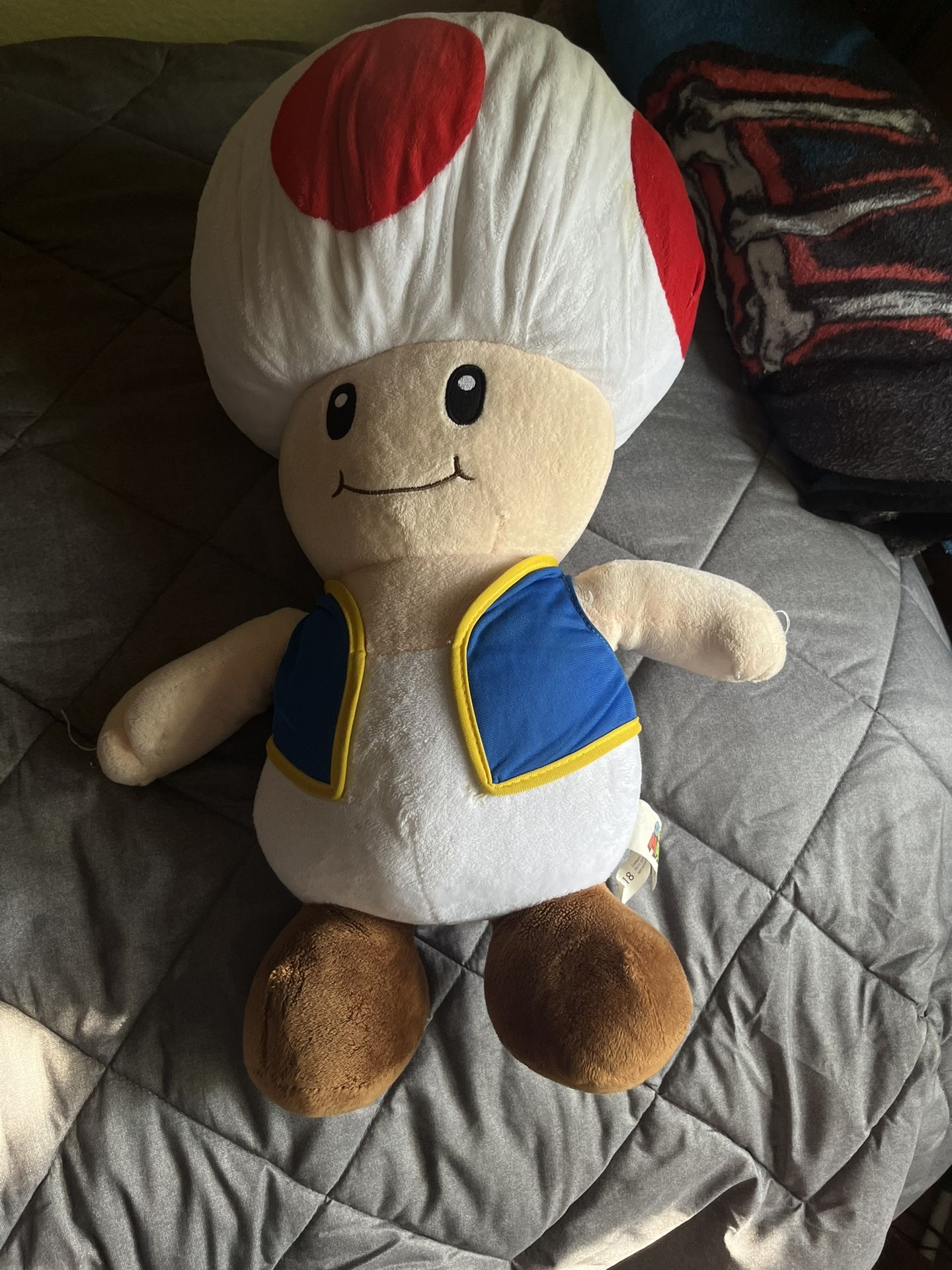 toad super mario giant plushie