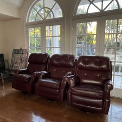 Synthetic Leather Recliner Seat 