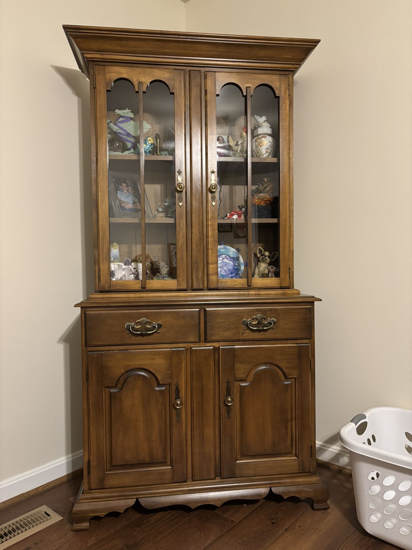 Gladding 2 Piece Curio Cabinet