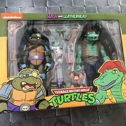 Teenage Mutant Ninja Turtles Slash And Leatherhead