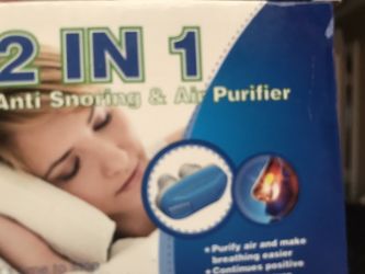 2 in 1 anti snoring & air purifier