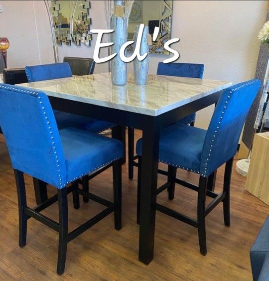 BRAND NEW 5PCS COUNTER HEIGHT DINNING TABLE SET $379