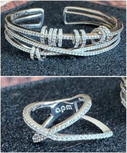 Sterling Silver and Zirconia Fashion Jewelry Set