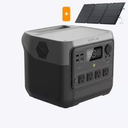 EcoFlow Battery Generator RIVER 2 Pro + 45 watt solar panel