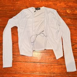 Coquette Sky Blue Thin Top 