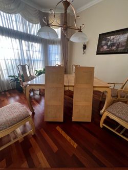 6 Chair Dining Set + Flip Top Server