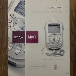 Delphi MyFi XM2GO Portable XM Satellite Radio Receiver with Home / Car Kits