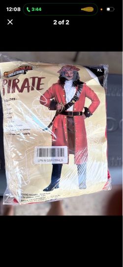 Adult pirate costume