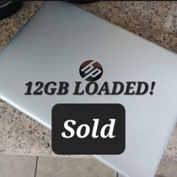 Loaded Hp Laptop **12GB ram**Windows 11**SSD**MORE LAPTOPS On My Page 