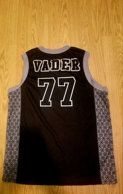 Star wars Black Darth Vader Jersey...size med youth...Like new!