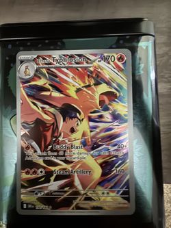 Pokemon card ethans typhlosion 190/182