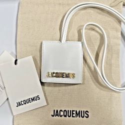 JACQUEMUS - White Le Chouchou Le Porte Clés Bagage Keychain