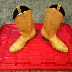 Men's Vintage Cowboy Boots 9 D NEW 