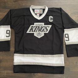 Wayne Gretzky CCM LA Los Angeles Kings Black & White Jersey #99 CCM Captain Vintage C Retro New York NY Rangers Jersey Rare Throwback STITCHED // CCM