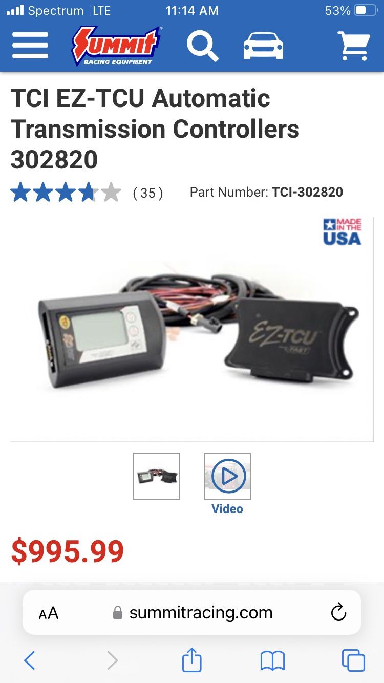 TCI EZ-TCU Automatic Transmission Control 302820 (New in Box)