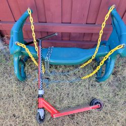 Swing Glider And Scooter For $5