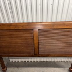 Queen Size Wood Bed Frame – Tommy Bahama–Inspired Design