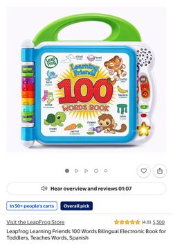 Leap frog interactive toy